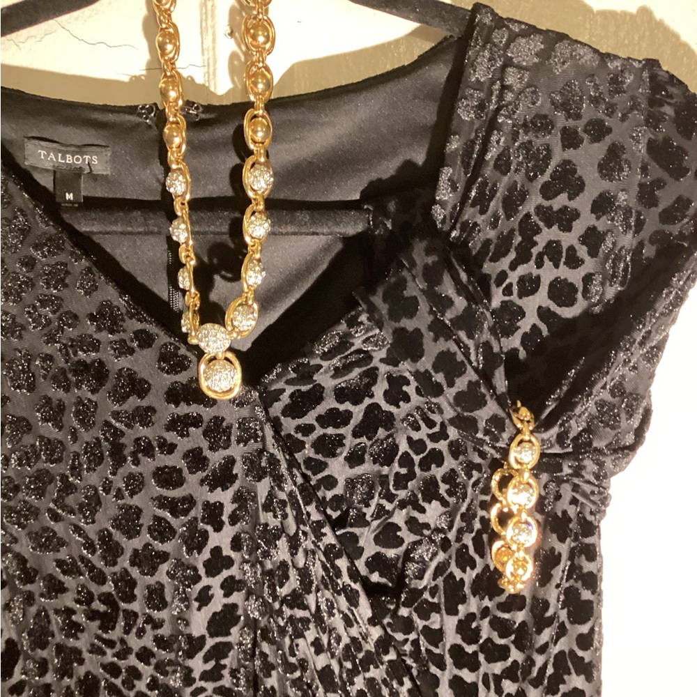 Faux Gold and Rhinestone Spheres Bracelet Set - Picture 6 of 9